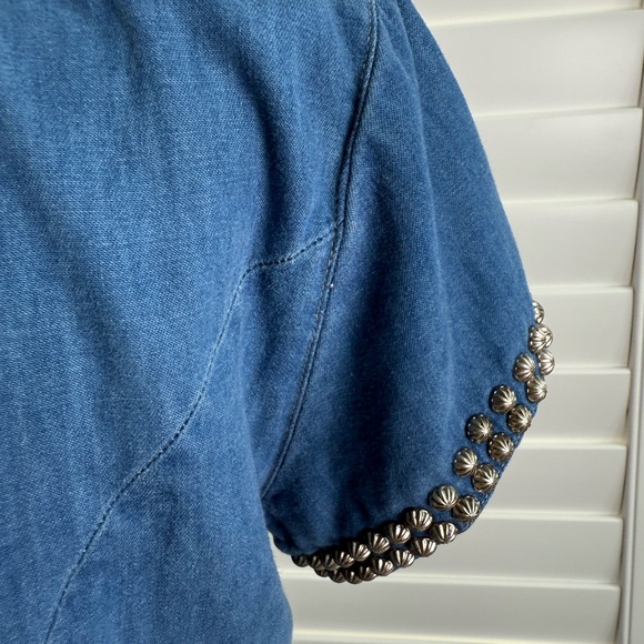 DOUBLE D RANCH VTG Denim Maci Button-Down Dress size S - Picture 11 of 16